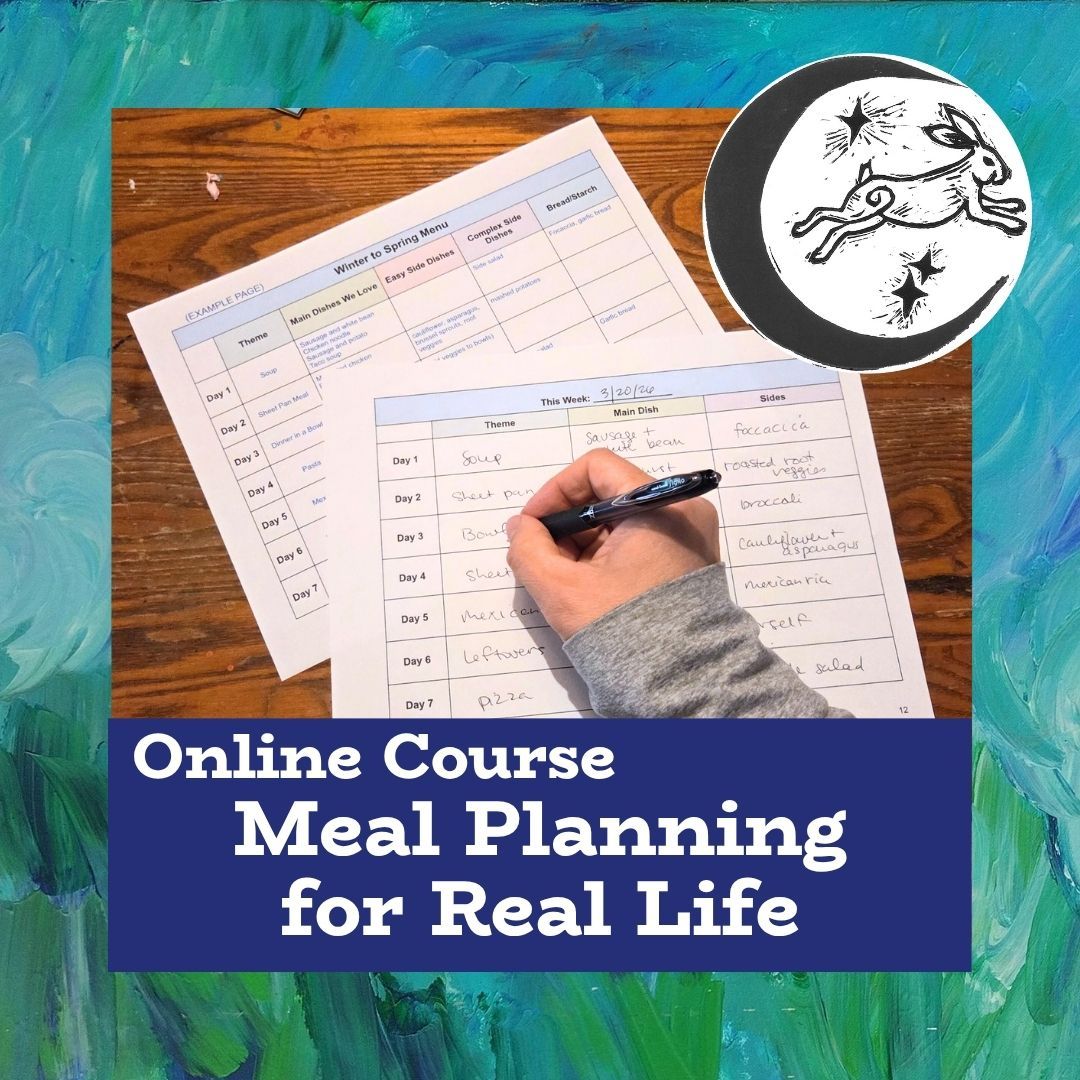 Online Course: Meal Planning for Real Life