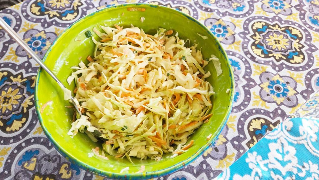 Apple Ginger Coleslaw recipe from Moon and Hare Collective