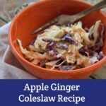 Apple Ginger Coleslaw recipe from Moon and Hare Collective