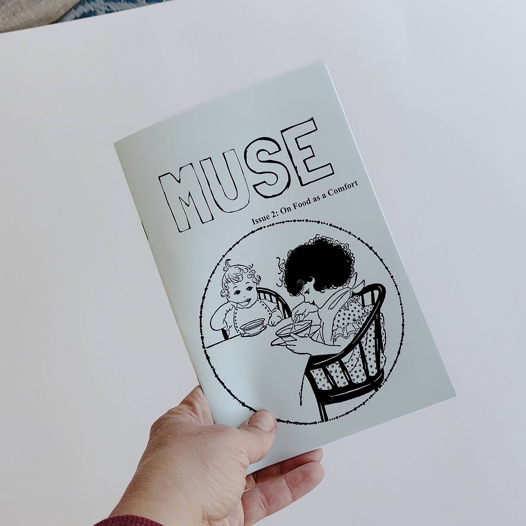 Comfort Food zine, free shipping, zines book, art zine, zines about women, gift for reader women, zines self care, self published, magazines - Image 4