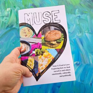 Food is Love zine, free shipping, Food Zine, recipe zine, feminist zines, anarchist zine, zines book, gift for reader women, self published