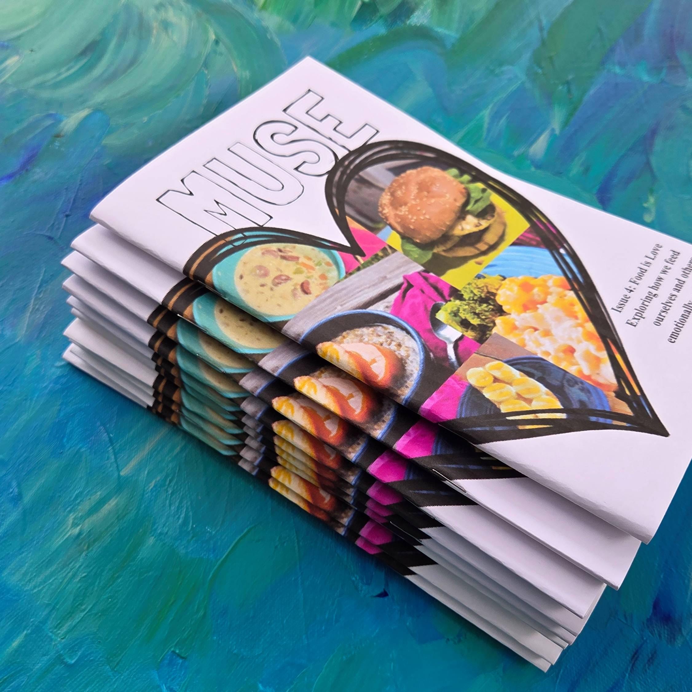 Food is Love zine, free shipping, Food Zine, recipe zine, feminist zines, anarchist zine, zines book, gift for reader women, self published - Image 3