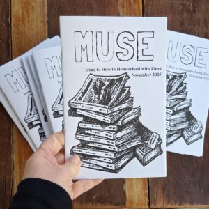 Homeschooling with Zines, free shipping, homeschool resources, zine making books, zine making supplies, zines for kids, activity book